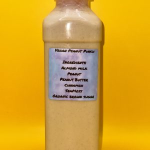Vegan peanut smoothie beverage bottle Baytown TX