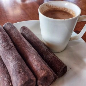 Hot chocolate drink with churros Baytown TX