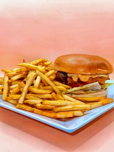 Jerk Beef Burger