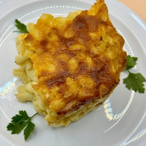 Golden baked macaroni and cheese dish Baytown TX