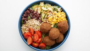 Edamame Falafel Bowl