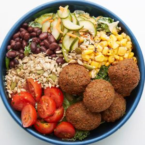 Edamame Falafel Bowl
